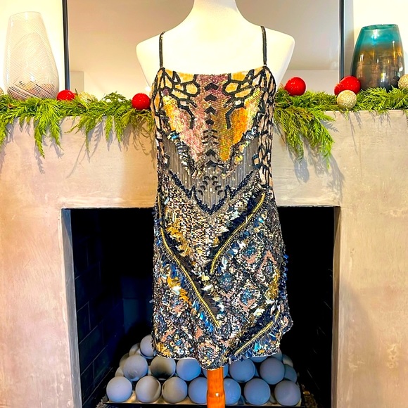 All Saints Dresses & Skirts - AllSaints Iconic Dreamcatcher Dress Sequin Embellished - UK 14 US 10